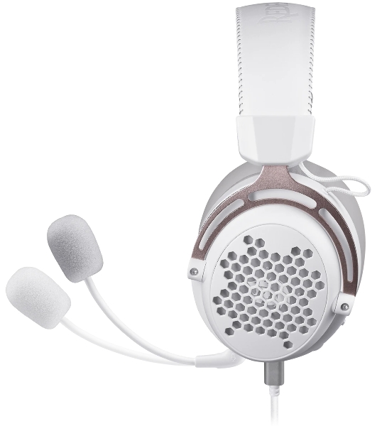 Гарнитура Redragon Diomedes белый, проводная, USB / mini jack 3.5 мм