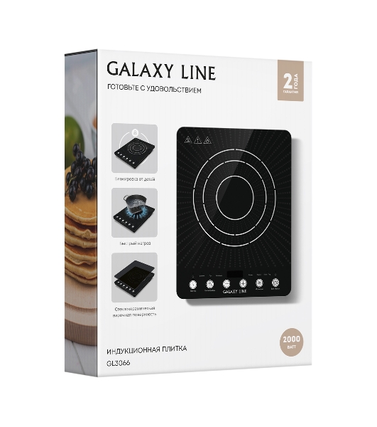 Плита настольная индукционная Galaxy GL 3066 черный