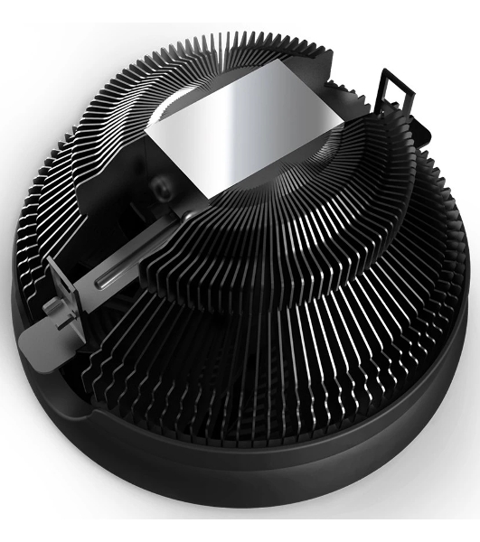 Устройство охлаждения(кулер) PcCooler E126M Pro RGb Soc-AM5/AM4/1200/1700/1851 черный 4-pin 29.8dB Al 90W 266gr Ret (R3-0120WBKSXX-GL)