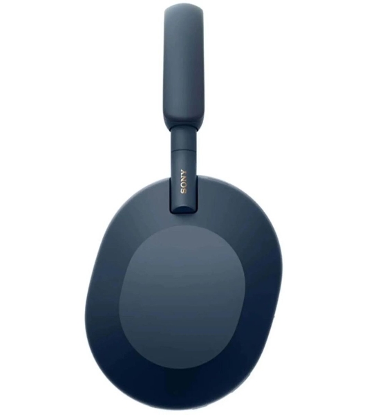 Беспроводные/проводные наушники Sony WH-1000XM5 синий, полноразмерные, Bluetooth + проводной, активное шумоподавление, до 30 ч