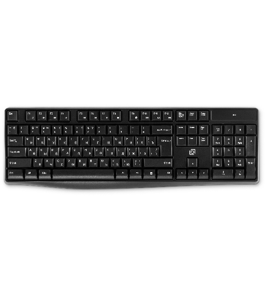 Комплект клавиатура+мышь Oklick S260W беспроводной, USB, 1600 DPI, чёрный