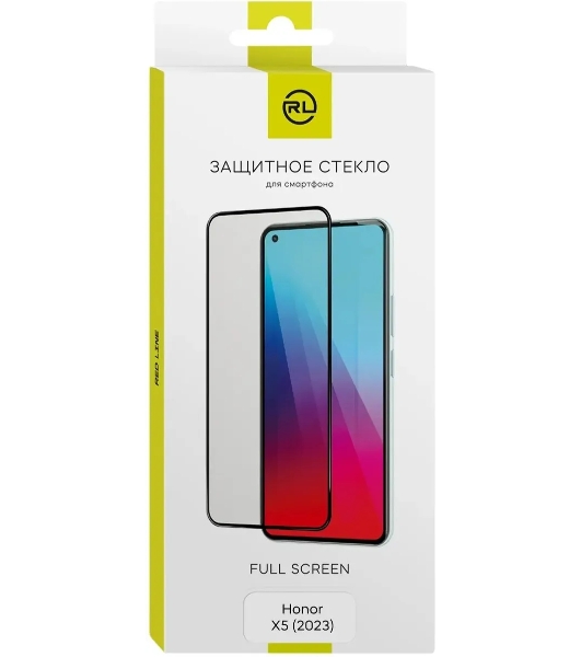 Защитное стекло для экрана Redline прозрачный для Honor X5 1шт. (УТ000034221)