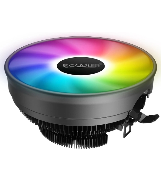 Устройство охлаждения(кулер) PcCooler E126M Pro RGb Soc-AM5/AM4/1200/1700/1851 черный 4-pin 29.8dB Al 90W 266gr Ret (R3-0120WBKSXX-GL)