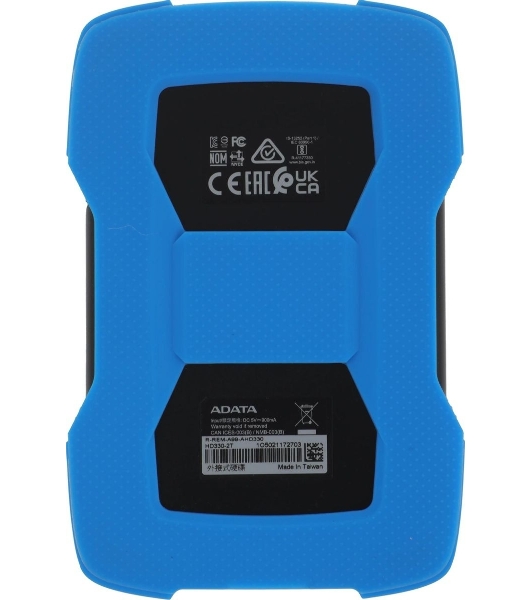Внешний HDD 2.5' ADATA HD330, 2TB, USB 3.2 Gen 1 Type-A, 5400 rpm, синий