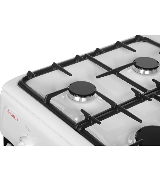 Плита газовая Gefest CG 50М02 К73 белый, конфорок 4 шт, духовка 42 л, 50 см x 85 см x 53 см