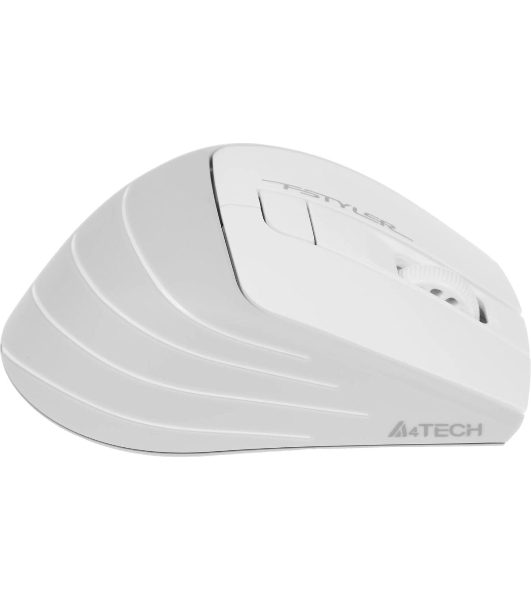 Мышь беспроводная A4Tech Fstyler FG30S белый/серый, 2000 dpi, радиоканал, USB, кнопки - 6