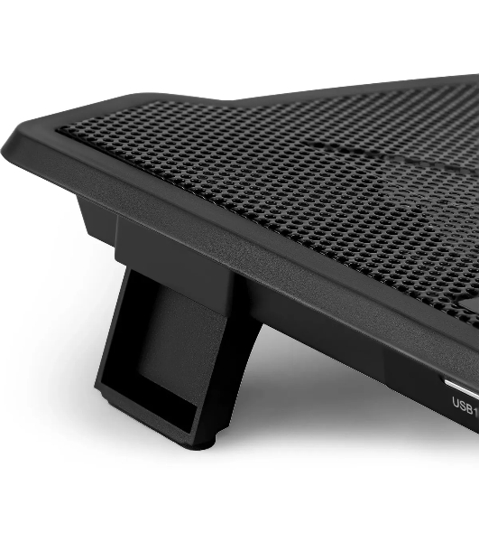Подставка для ноутбука Buro 15'335x265x22мм 74.35дБ 1xUSB 2x 140ммFAN 480г металлическая сетка/пластик черный