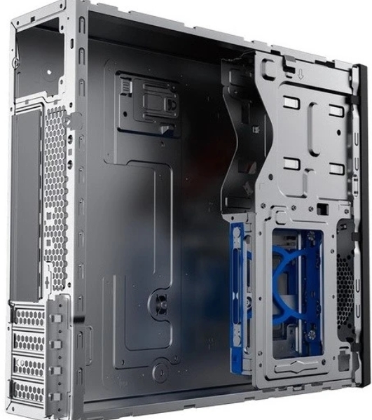 Компьютерный корпус Slim Case Powerman EL555 черный PM-300ATX 2хUSB 3.0+2хUSB 2.0,HD,Audio mATX, miniATX