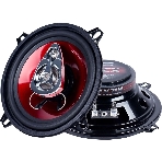 Колонки автомобильные Kicx SP 133 100Вт 89дБ 4Ом 13см (5дюйм) (ком.:2кол.) коаксиальные трехполосные, фото 1