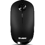 Мышь беспроводная SVEN RX-570SW черный, 1600 dpi, радиоканал, Bluetooth, USB, кнопки - 4, фото 1