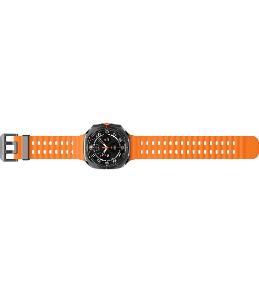 Умные часы Samsung Galaxy Watch Ultra 2025 1.5' Super AMOLED, 4G LTE, IP68, черный / оранжевый