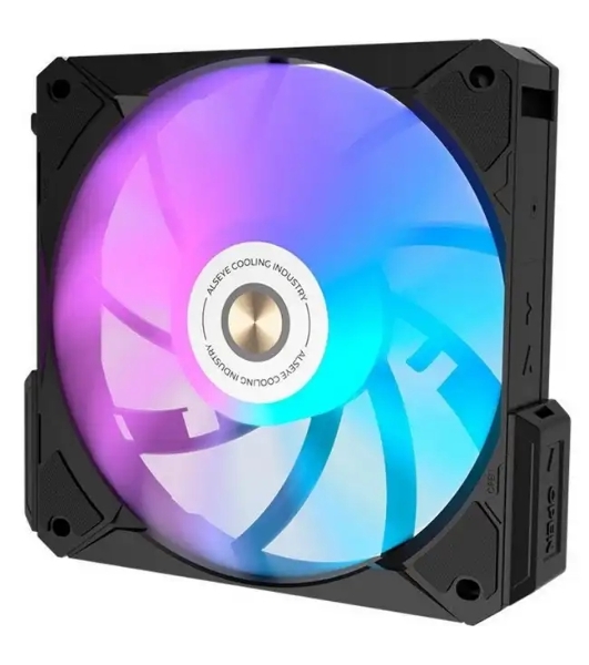 Вентилятор для корпуса Alseye i12B-K3 черный, 120 мм, 1800 об/мин, 33.2 дБ, 4 pin