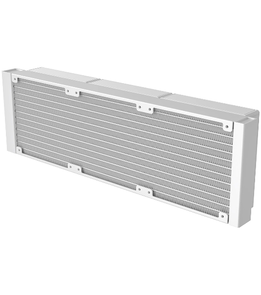 Система жидкостного охлаждения ID-Cooling FX360 LCD PE WHITE (Soc 1851/1700/1200/115X/AM5/AM4, 3x120мм fan, 2450rpm, 34.3 дБ, 350W, PWM 4-pin, Al+Cu) (FX360 LCD P
