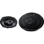 Колонки автомобильные Kenwood KFC-PS6986 600Вт 88дБ 4Ом 15x23см (6x9дюйм) (ком.:2кол.) коаксиальные четырехполосные, фото 1
