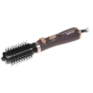 Фен-щётка Centek CT-2061 черный/золотистый, 1200 Вт, 50 мм