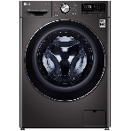 Стиральная машина LG F4V9RWP2E черный, загрузка фронтальная 10.5 кг, 1400 об/мин, класс A+++, фото 1
