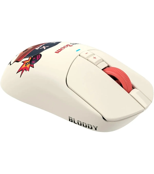 Мышь беспроводная/проводная A4Tech Bloody R72 Ultra Proxy Boom бежевый, 20000 dpi, радиоканал, USB, кнопки - 7