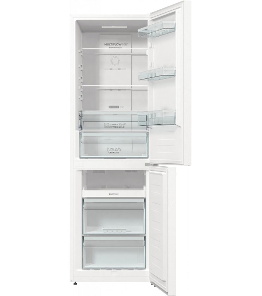 Холодильник Gorenje NRKP61EA2W4 белый двухкамерный 203/99л морозилка снизу, No Frost