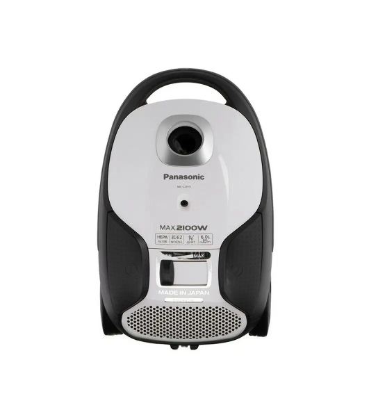 Пылесос Panasonic MC-CJ915W белый/черный, 380 Вт/2100 Вт, уборка сухая, пылесборник мешок 6 л