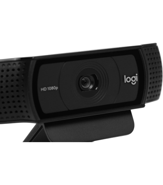 Веб-камера Logitech C920 1920x1080, 30 кадр/с, USB Type-A, микрофон (2 шт, шумоподавление), автоматическая фокусировка, автоосвещение, универсальное крепление