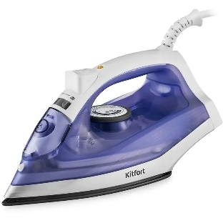 Утюг Kitfort KT-2603 1300 Вт белый/фиолетовый
