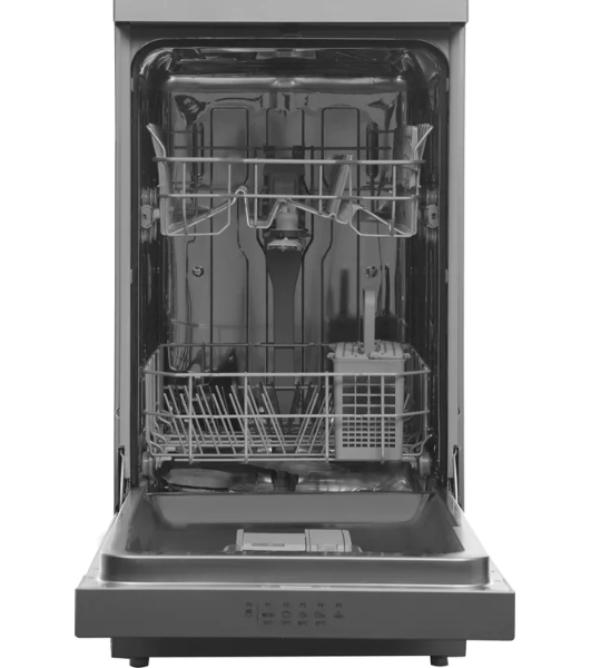 Посудомоечная машина HOTPOINT HFS 1C57 S, серебристый, 44.8 см, 10 компл., 49 дБ, класс A