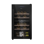 Винный шкаф Maunfeld MFWC-85D28 черный, 80 л, 2 отсека, 28 бут., класс G, фото 1