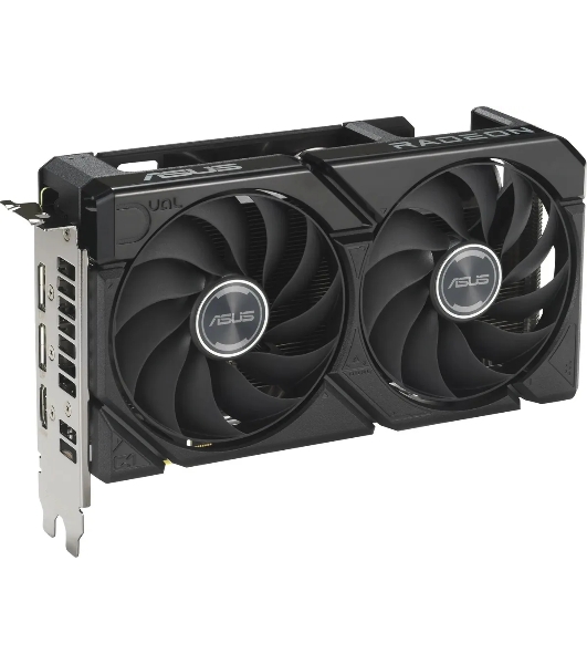 Видеокарта Asus PCI-E 5.0 DUAL-RX9060XT-16G AMD Radeon RX 9060XT 16Gb 128bit GDDR6 2550/20000 HDMIx1 DPx2 HDCP Ret
