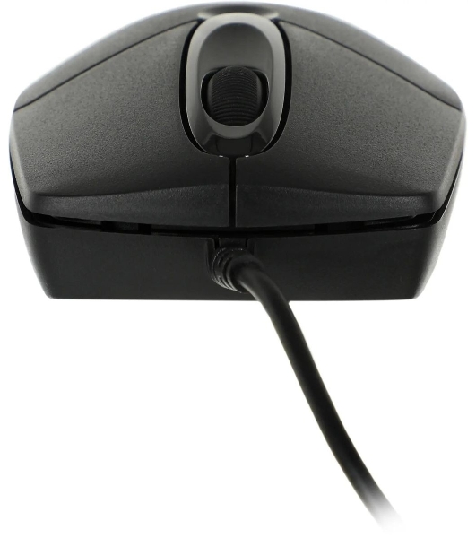 Мышь проводная A4Tech OP-720 черный, 1200 dpi, USB, кнопки - 3