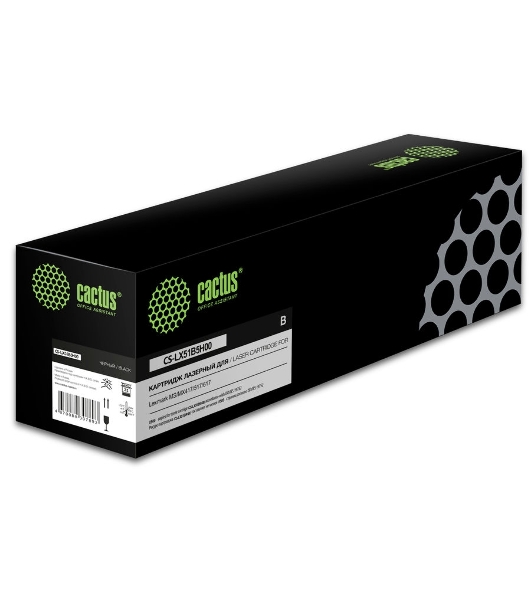 Картридж лазерный Cactus CS-LX51B5H00 (51B5H00) черный (8500 стр.) для Lexmark MS/MX417/517/617