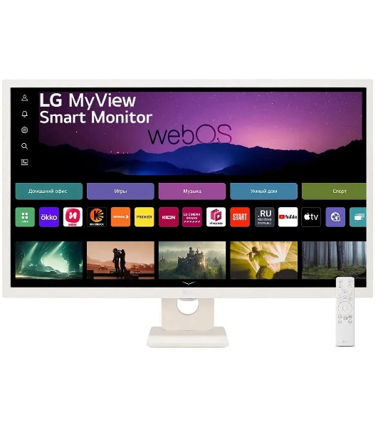 Монитор 31.5' LG 32SR50F-W IPS 1920x1080, 60 Гц, 5 мс, 16:9, 250 кд/м2, 2xHDMI, 2хUSB, белый