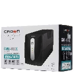 Источник бесперебойного питания Crown CMU-650X/650 ВА/360 Вт/CEE 7 (евророзетка), IEC 320 C13 (компьютерный), фото2