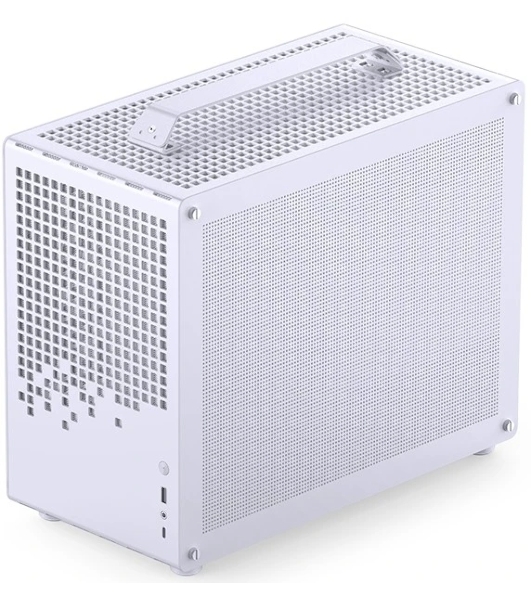 Компьютерный корпус без блока питания Case JONSBO Z20, Mini-Tower, TG, no fan, 1xUSB-A 3.2 + 1xUSB-C 3.2, mATX, mITX White