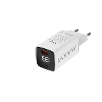 Сетевое зарядное устройство Maxvi A402PD LED 33W, 1xUSB-A, 1xUSB-C, белый, фото2