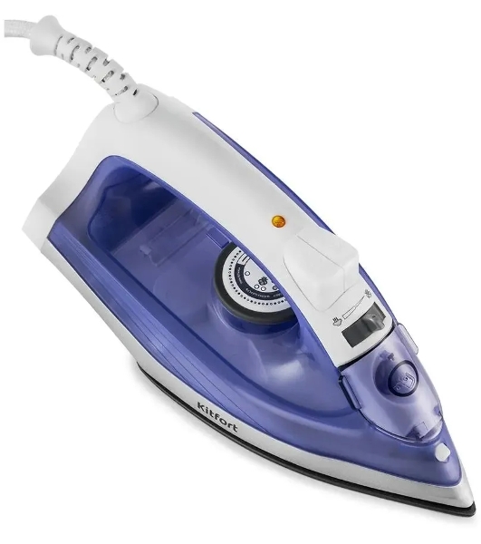 Утюг Kitfort KT-2603 1300 Вт белый/фиолетовый