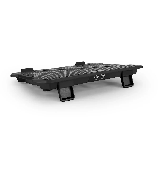 Подставка для ноутбука Buro 15'335x265x22мм 74.35дБ 1xUSB 2x 140ммFAN 480г металлическая сетка/пластик черный