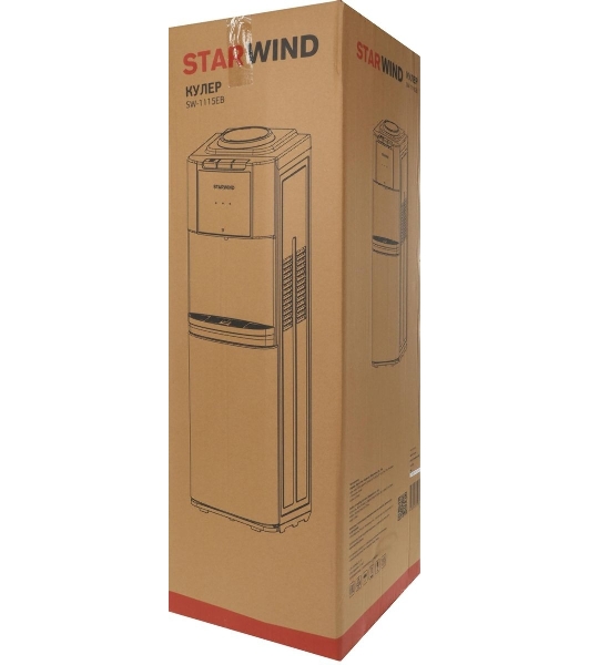 Кулер для воды Starwind SW-1115EB, верхняя загрузка, нагрев 95 °С, охлаждение 10 °С, черный