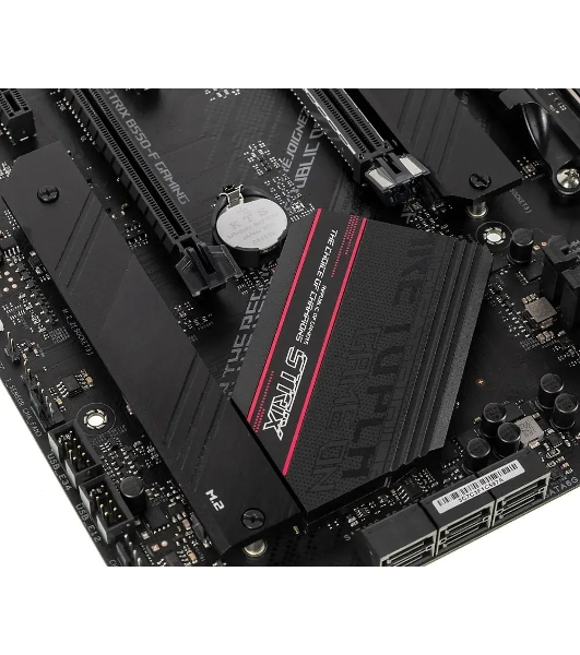 Материнская плата ASUS ROG STRIX B550-F GAMING, AM4, AMD B550, 4xDDR4, 6xSATA, 2xM.2, 1xPCI-E 3.0 x16, 1xPCI-E 4.0 x16, 3xPCI-E x1, 1xDP, 1xHDMI, 1x 2.5Gb LAN, 1xUSB 3.2 Gen 2, 4xUSB 3.2 Gen 1, 2xUSB 2.0, 5x3.5 мм, 7.1, ATX