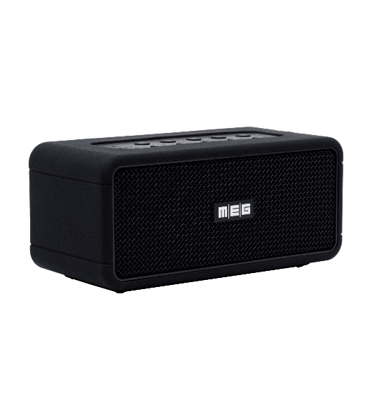 Портативная колонка MEG SDA080BL, 80Вт, Bluetooth 5.3, сабвуфер, эквалайзер, время работы 9ч, черная
