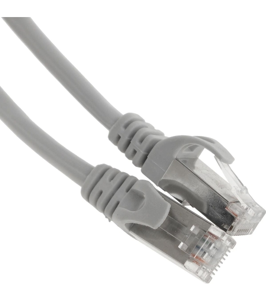 Патч-корд Premier PP6-2M 10000Gbит/с FTP 4 пары cat.6 CCA molded 2м серый RJ-45 (m)-RJ-45 (m)
