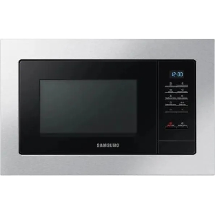Микроволновая печь встраиваемая Samsung MS20A7013AT/BW нержавеющая сталь/черный, 20 л, 850 Вт, переключатели - кнопки