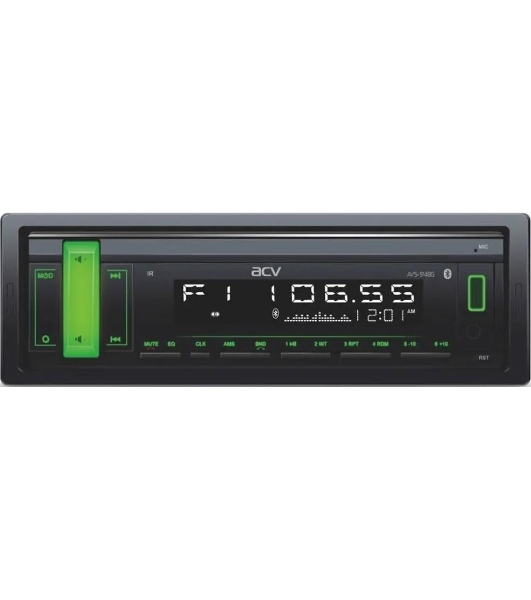 Автомагнитола ACV AVS-914BG, 1 DIN, Bluetooth, USB Type-A, AUX