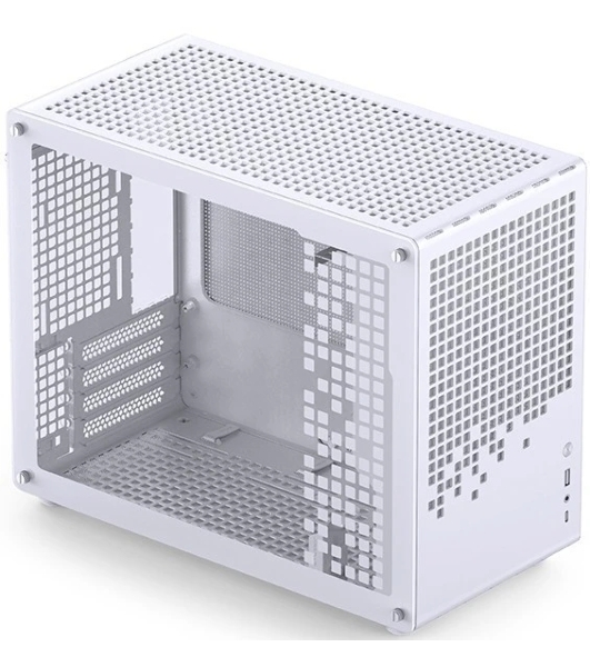 Компьютерный корпус без блока питания Case JONSBO Z20, Mini-Tower, TG, no fan, 1xUSB-A 3.2 + 1xUSB-C 3.2, mATX, mITX White