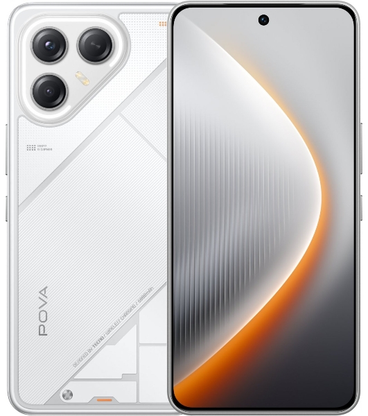 Смартфон Tecno Pova 7 Ultra 5G LJ9, 8/256Gb, белый