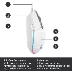 Мышь проводная Logitech G102 LIGHTSYNC белый, 8000 dpi, USB, кнопки - 6, фото18