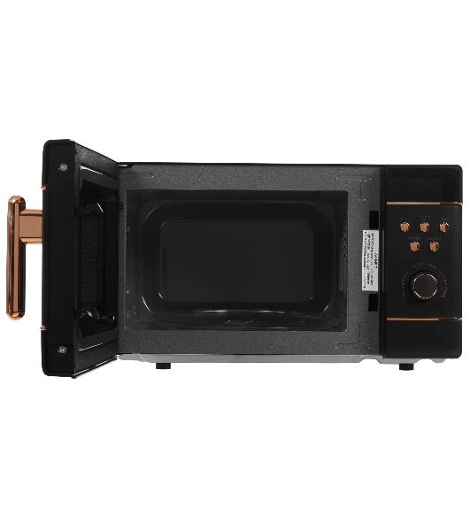 Микроволновая печь JVC JK-MW270D черный, 20 л, 700 Вт, переключатели - кнопки, поворотный механизм