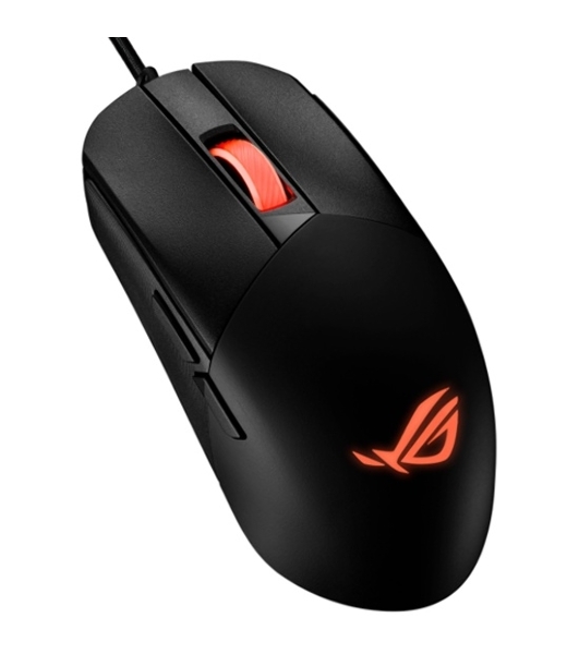 Мышь проводная ASUS P518 ROG STRIX IMPACT III черный, 12000 dpi, USB, кнопки - 5
