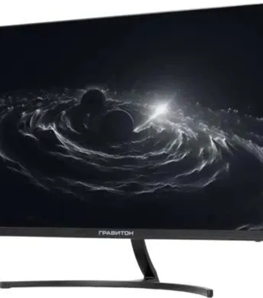 Монитор 23.8' Гравитон МН24А IPS 1920x1080, 75 Гц, 5 мс, 16:9, 300 кд/м², 1xHDMI, 1xDP, 1xVGA, 1x3.5 мм, черный