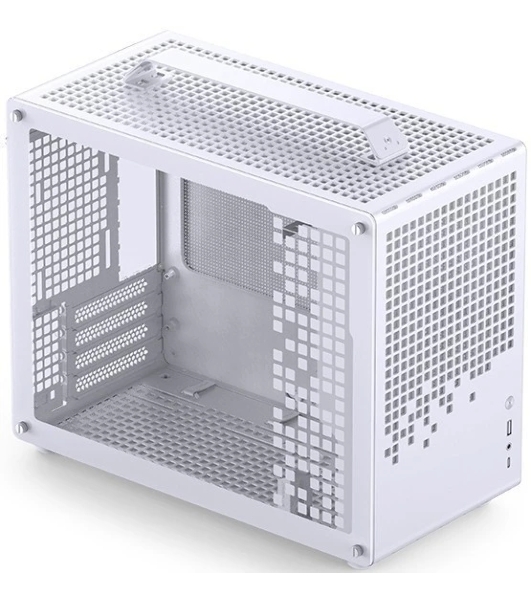 Компьютерный корпус без блока питания Case JONSBO Z20, Mini-Tower, TG, no fan, 1xUSB-A 3.2 + 1xUSB-C 3.2, mATX, mITX White