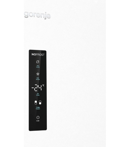 Холодильник Gorenje NRKP61EA2W4 белый двухкамерный 203/99л морозилка снизу, No Frost